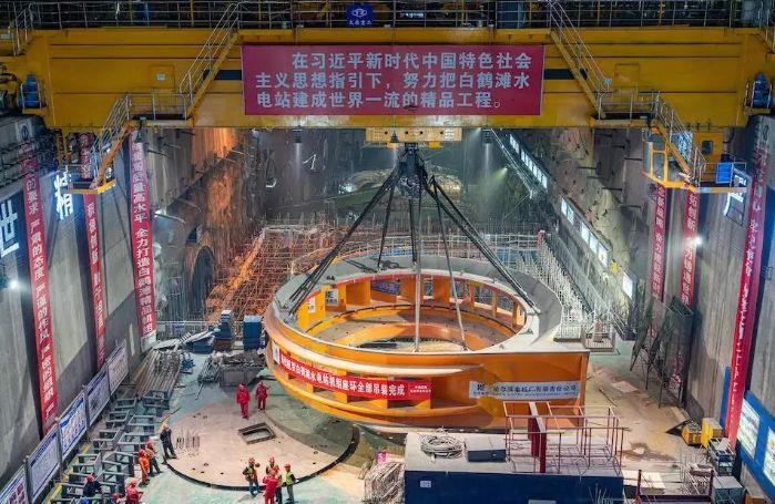CTG-owned Baihetan Dam completes installation for all turbine stay rings