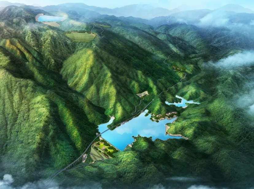 Lower reservoir of Zhejiang Tiantai Pumped Storage Power Station built by CTG passes acceptance inspection for impoundment