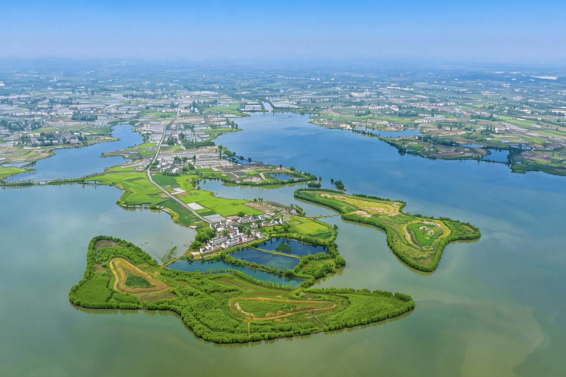 Zhangjia Lake comes back to life with birds in flight