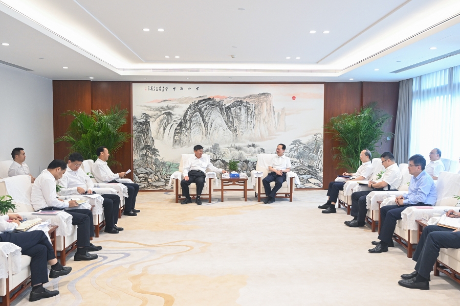 三峡集团与中国电建座谈 三峡集团与中国电建座谈